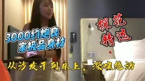 探花3000約炮良家極品身材精選從沙發幹到床上，深喉絕活