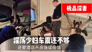 淫蕩少婦車震還不夠還要酒店開房繼續偷情