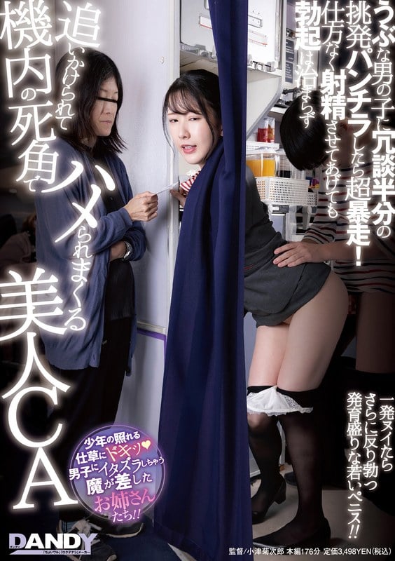 104DANDY-968 挑逗純情男反被爆操！無奈內射後巨根仍硬挺